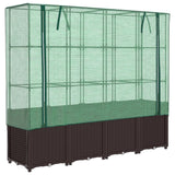 Vidaxl Planter zvednutý s kashoes 160x40x153 cm Rattanlook