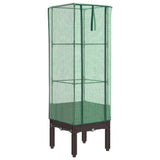 Vidaxl Planter zvednutý s kashoes 40x40x140 cm Rattanlook