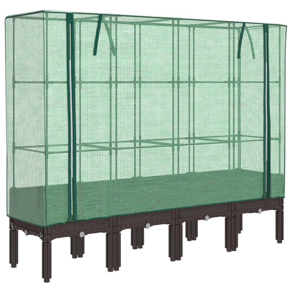 Zvednuto se pěstu Vidaxl s kashoes 160x40x140 cm Rattanlook