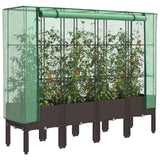 Zvednuto se pěstu Vidaxl s kashoes 160x40x140 cm Rattanlook