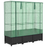 Vidaxl Planter zvednutý s kashoes 120x40x138 cm Rattanlook