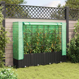 Zvednuto se pěstitelem vidaxl s kashoes 160x40x138 cm Rattanlook