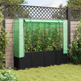 Vidaxl Planter zvednutý s kashoes 160x40x153 cm Rattanlook