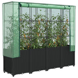 Vidaxl Planter zvednutý s kashoes 160x40x153 cm Rattanlook