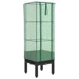 Vidaxl Planter zvednutý s kashoes 40x40x140 cm Rattanlook