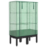 Vidaxl Planter élevé avec Kashoes 80x40x140 cm Rattanlook