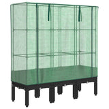 Vidaxl Planter zvednutý s kashoes 120x40x140 cm Rattanlook