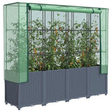 Vidaxl Planter zvednutý s kashoes 160x40x153 cm Rattanlook
