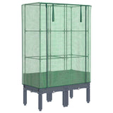 Vidaxl Planter zvednutý s kashoes 80x40x140 cm Rattanlook