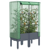 Vidaxl Planter zvednutý s kashoes 80x40x140 cm Rattanlook