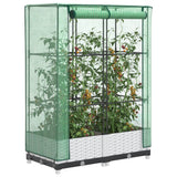 Vidaxl Planter élevé avec Kashoes 80x40x123 cm Rattanlook