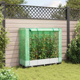Vidaxl Planter zvednutý s kashoes 120x40x123 cm Rattanlook