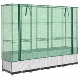 Vidaxl Planter élevé avec Kashoes 160x40x138 cm Rattanlook