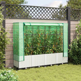Vidaxl Planter élevé avec Kashoes 160x40x138 cm Rattanlook