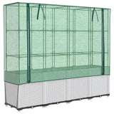 Vidaxl Planter zvednutý s kashoes 160x40x153 cm Rattanlook