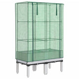 Vidaxl Planter élevé avec Kashoes 80x40x140 cm Rattanlook