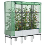 Vidaxl Planter zvednutý s kashoes 120x40x140 cm Rattanlook