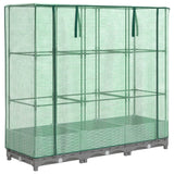 Vidaxl Planter zvednutý s kashoes 120x40x123 cm Rattanlook