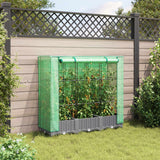 Vidaxl Planter zvednutý s kashoes 120x40x123 cm Rattanlook