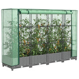 Vidaxl Planter zvednutý s kashoes 160x40x123 cm Rattanlook