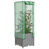 Vidaxl Planter zvednutý s kashoes 40x40x139 cm Rattanlook