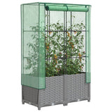 Vidaxl Planter zvednutý s kashoes 80x40x138 cm Rattanlook