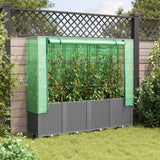 Vidaxl Planter zvednutý s kashoes 160x40x153 cm Rattanlook