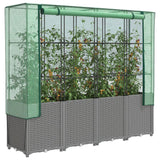 Vidaxl Planter zvednutý s kashoes 160x40x153 cm Rattanlook