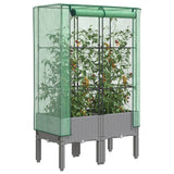 Vidaxl Planter zvednutý s kashoes 80x40x140 cm Rattanlook