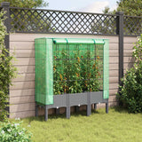 Vidaxl Planter zvednutý s kashoes 120x40x140 cm Rattanlook