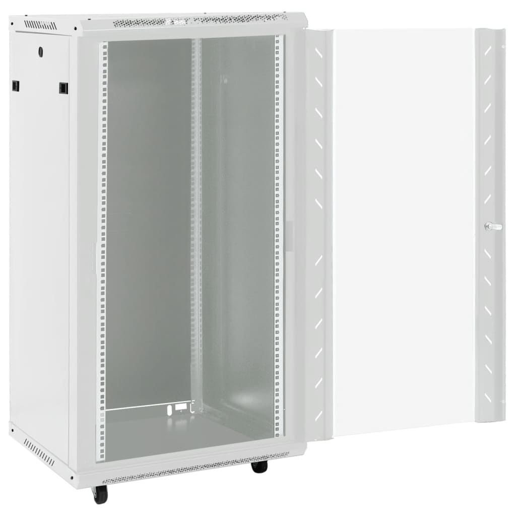 Armoire de réseau Vidaxl 22h 19 IP20 60x60x120 cm gris