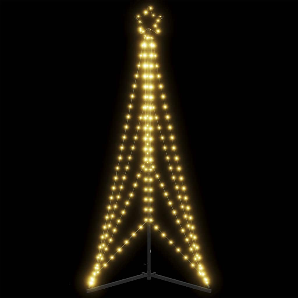 Choinka LED vidaxl 363 diody LED ciepły biały 182 cm