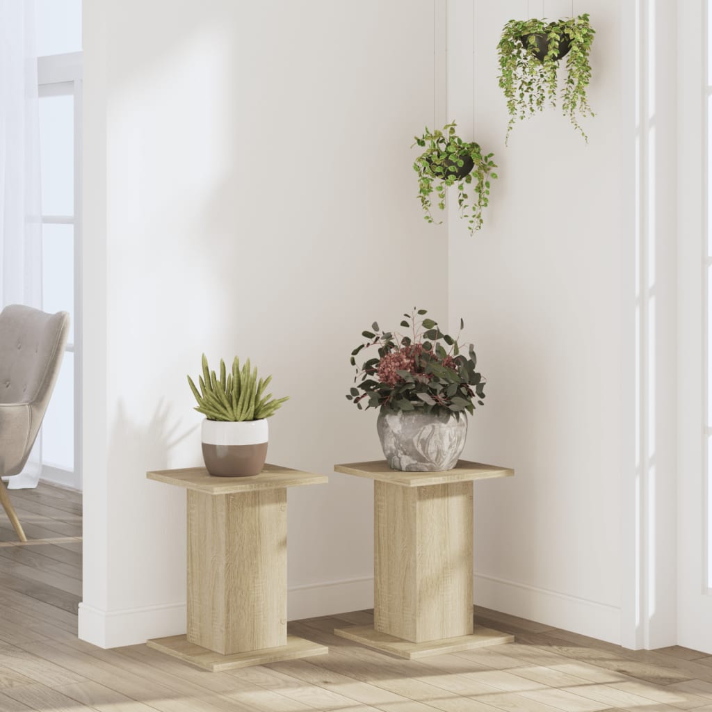 Normes de l'usine Vidaxl 2 ST 30x30x40 cm Processiond Wood Sonoma Oak