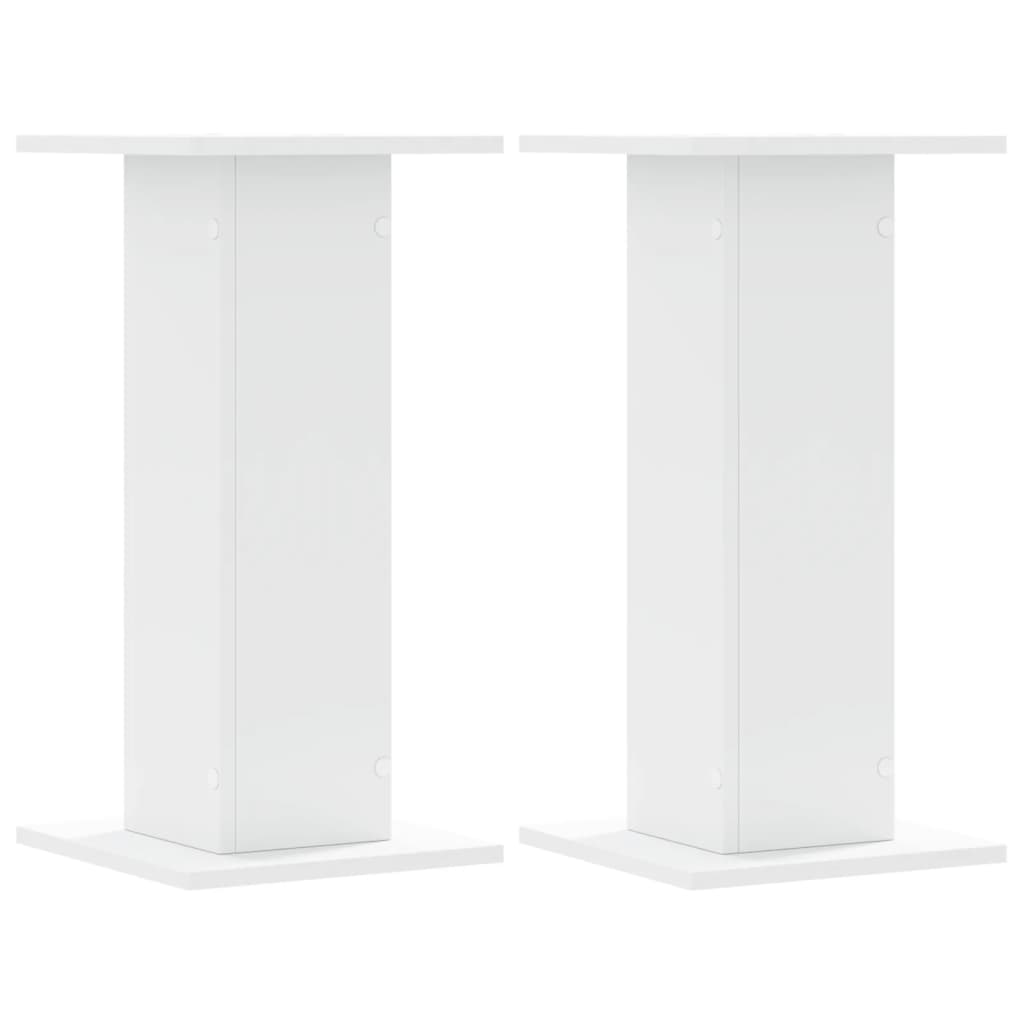 VidaXL Plant Standards 2 pcs 30x30x60 cm processed wood white