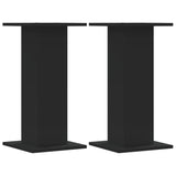 VidaXL Plant Standards 2 st 30x30x60 cm Processed Wood Black