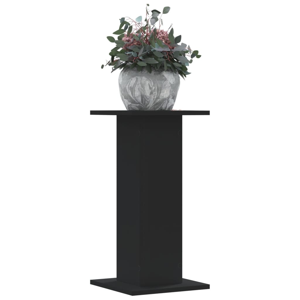 VidaXL Plant Standards 2 st 30x30x60 cm Processed Wood Black