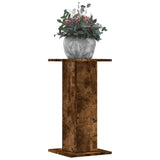 VidaXL Plant Standards 2 pcs 30x30x60 cm Properted Wood Smoked Oak