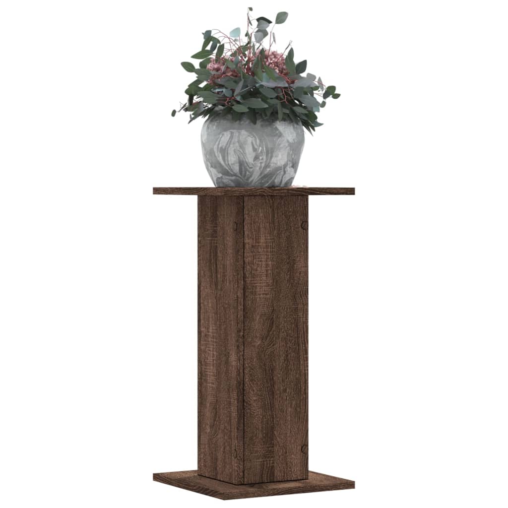 Standardy rostlin Vidaxl 2 ks 30x30x60 cm zpracované dřevěné hnědé dub