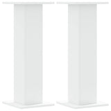 Standardy rostlin Vidaxl 2 ST 30x30X80 cm Zpracované dřevo bílé