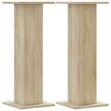 Vidaxl Standards 2 PCS 30x30x80 cm Zpracované dřevo Sonoma Oak