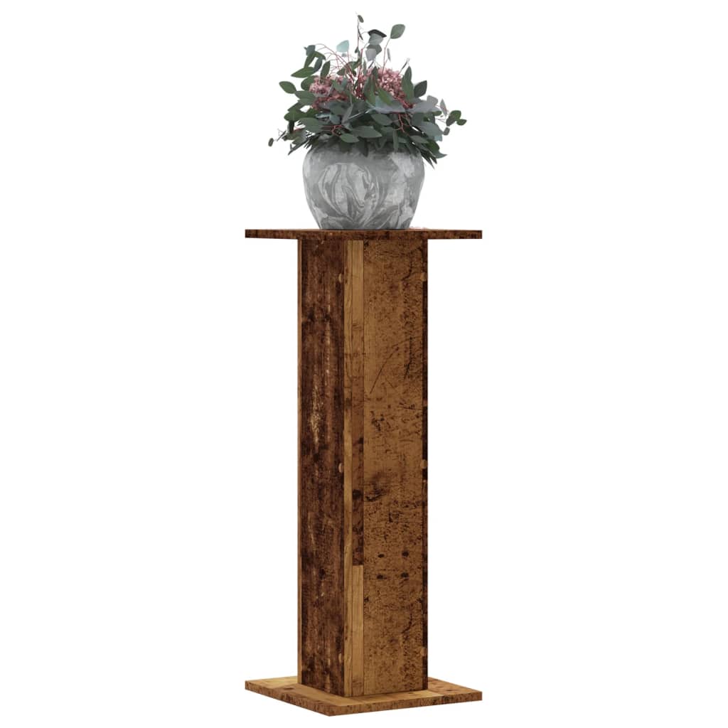 Standardy rostlin Vidaxl 2 ks 30x30x80 cm Zpracované dřevo Old Wood -