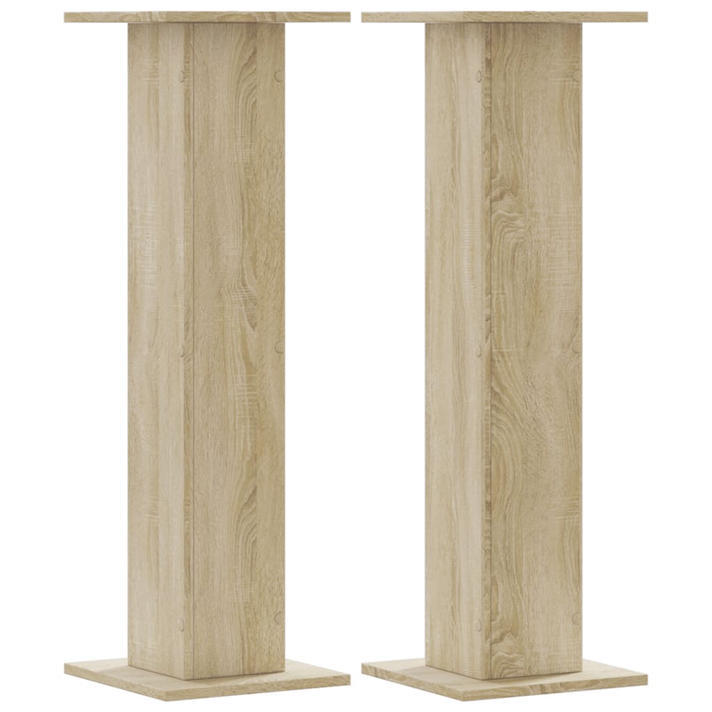 VidaXL Plant Standards 2 pcs 30x30x95 cm processed wood Sonoma Oak