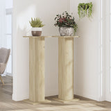 VidaXL Plant Standards 2 pcs 30x30x95 cm processed wood Sonoma Oak