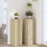 Standardy rostlin Vidaxl 2 ks 33x33x100 cm Zpracované dřevo Sonoma Oak
