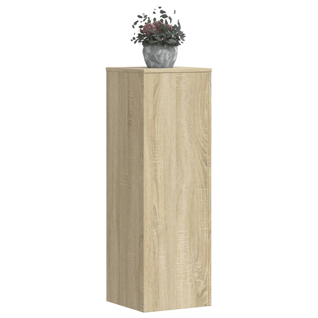 Standardy rostlin Vidaxl 2 ks 33x33x100 cm Zpracované dřevo Sonoma Oak