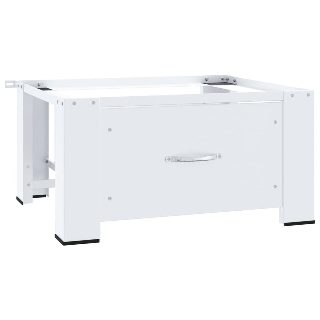 Vidaxl Washing Machineverhoger con cassetto bianco