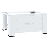 Vidaxl Washing Machineverhoger con cassetto bianco