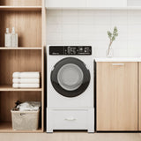 Vidaxl Washing Machineverhoger con cassetto bianco