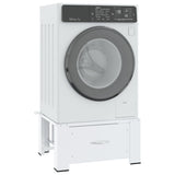 Vidaxl Washing Machineverhoger con cassetto bianco