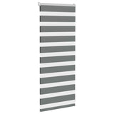 Vidaxl zebra válcový slepý 55x100 cm Šířka prachu 50,9 cm tmavě šedá